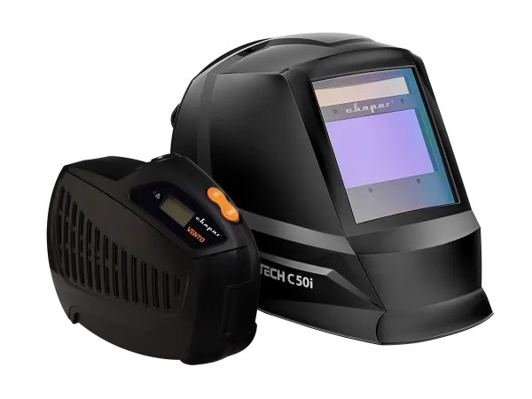 Сварочный щиток Сварог Tech C50I с устройством подачи воздуха Vento