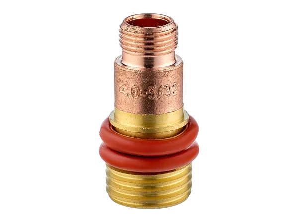 Держатель цанги короткий с линзой d2.4 для TIG 17–18–26